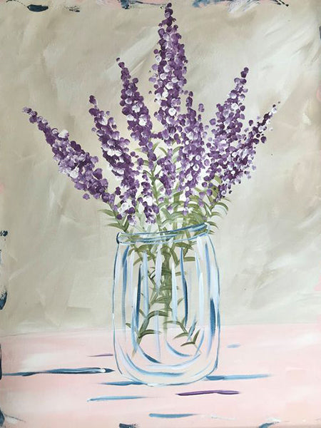 Lavender in Vase Painting